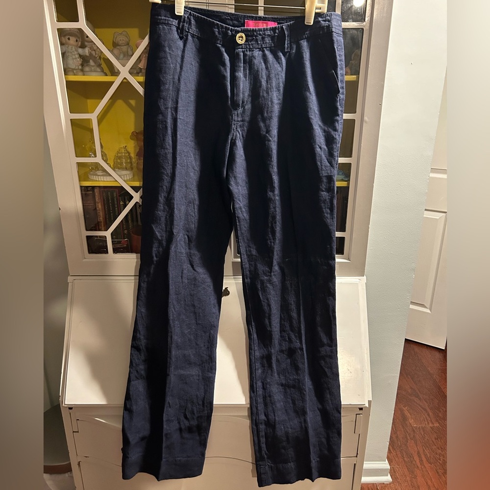 Lily Pulitzer size 4 linen pants